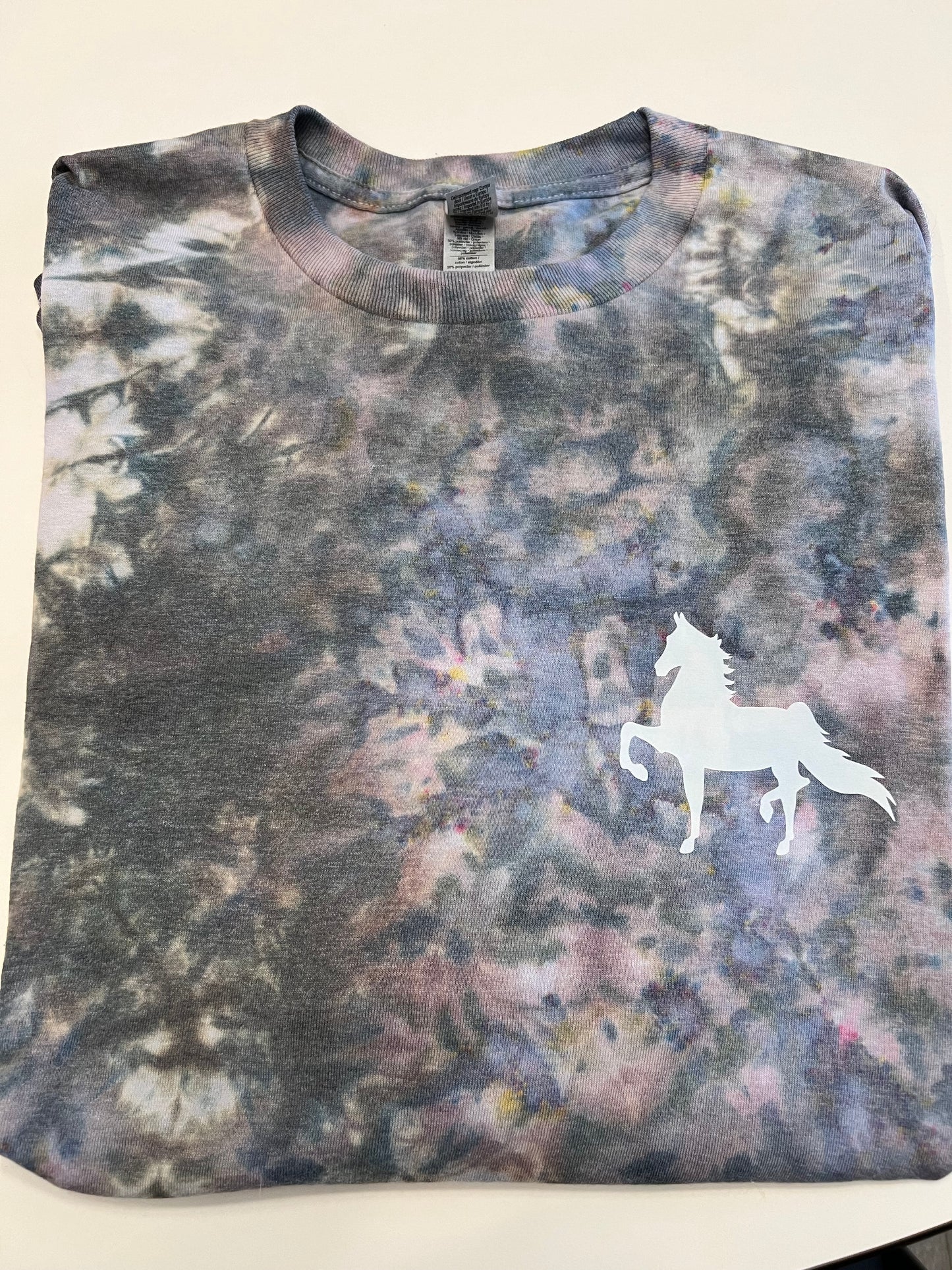 Ice dye Adult Shirts