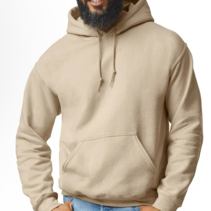 Custom Adult Hoodie for Silhouette, Sketch, or Business Logo Single Color Logo