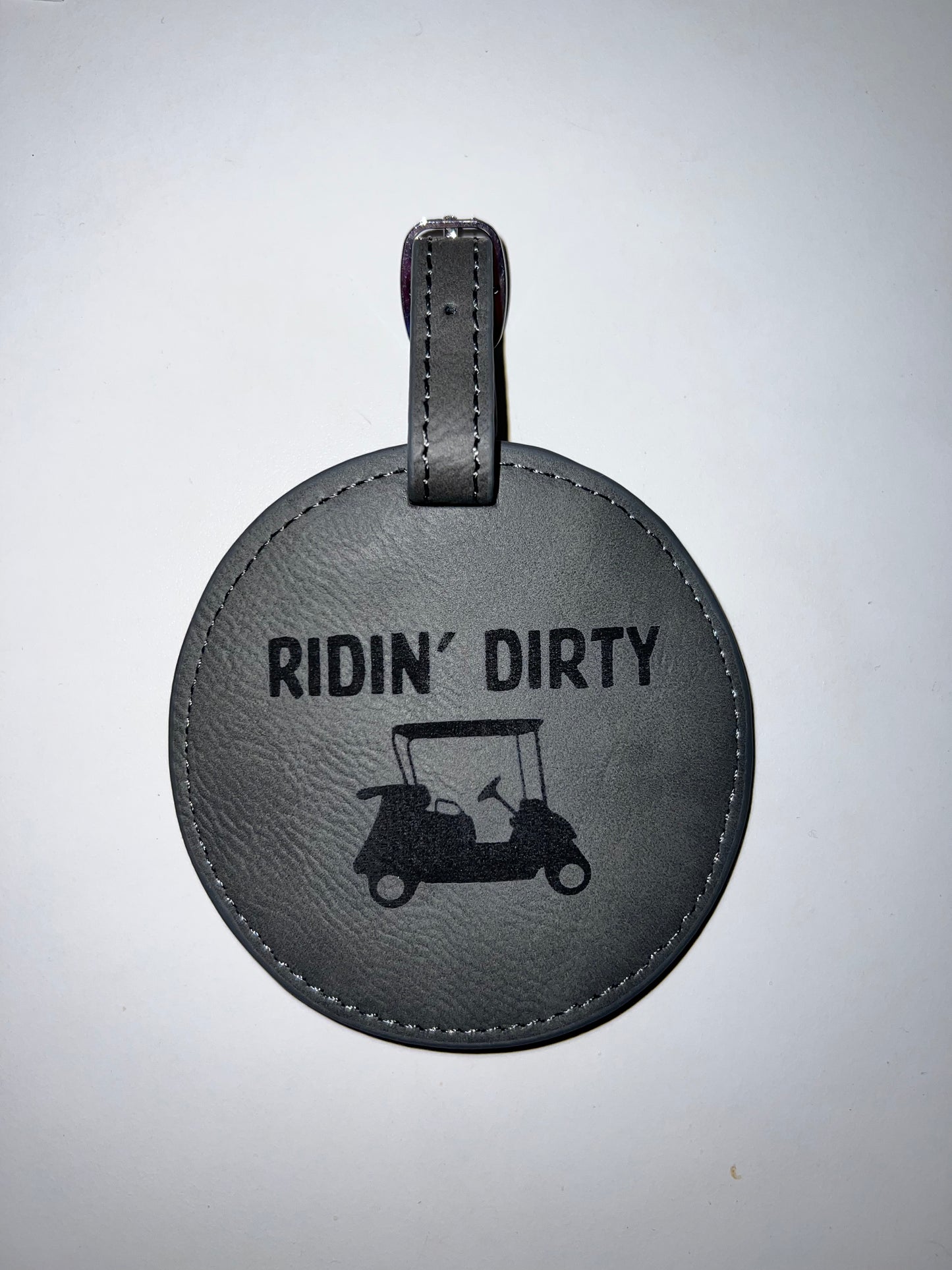 Golf Bag Tag Plus Tee Holder