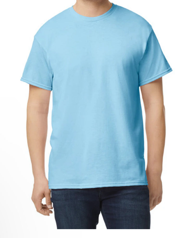 Custom Adult T-Shirt Silhouette, sketch, or business logo - single color logo