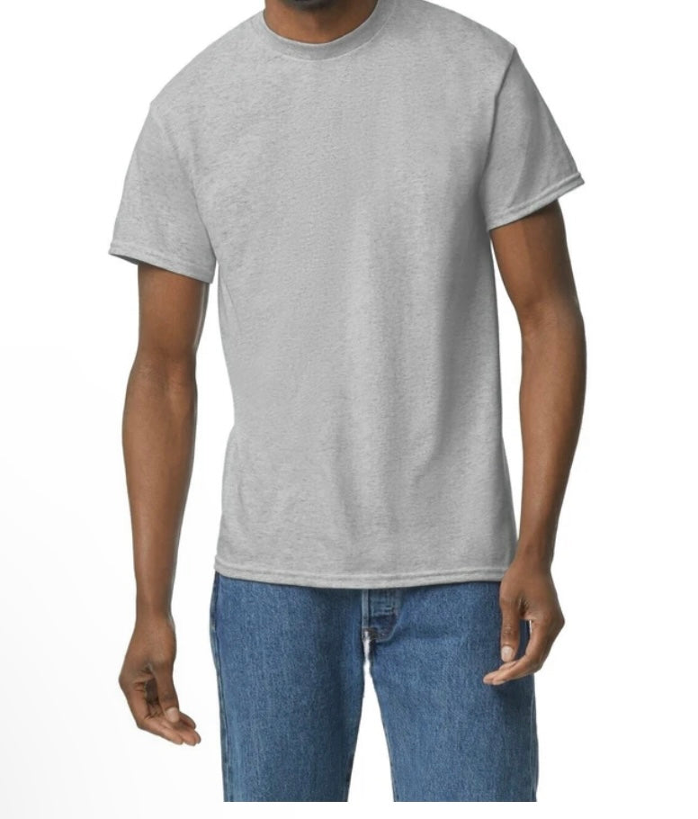 Custom Adult T-Shirt Silhouette, sketch, or business logo - single color logo