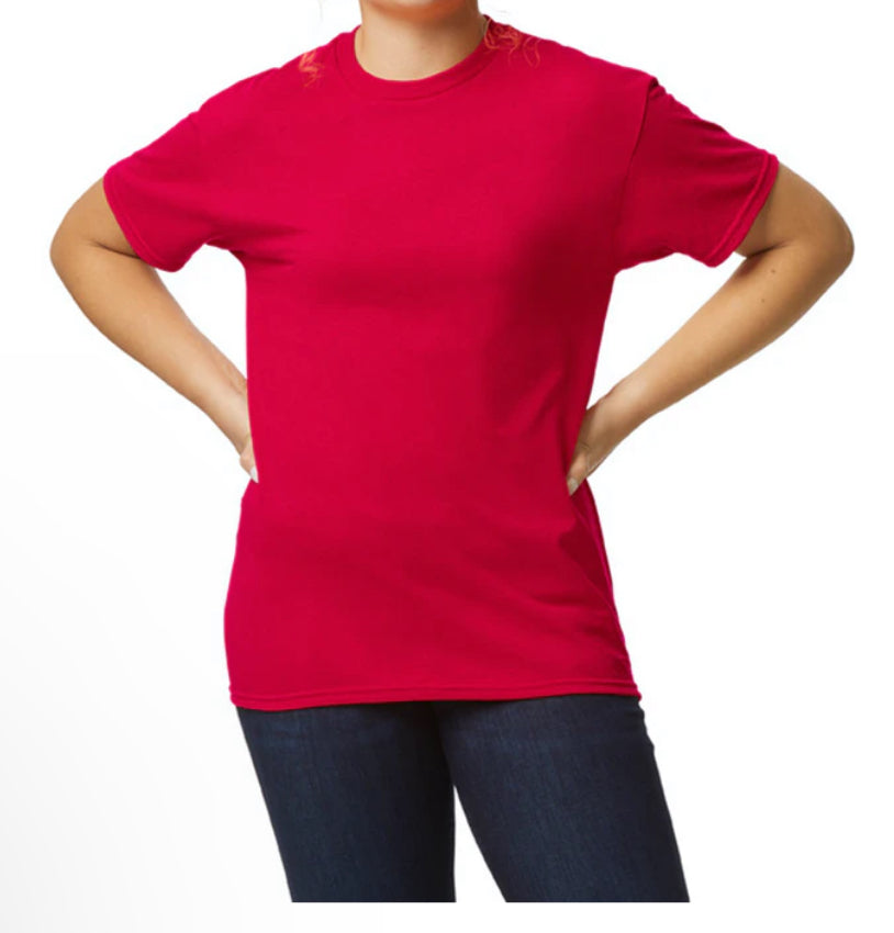 Custom Adult T-Shirt Silhouette, sketch, or business logo - single color logo