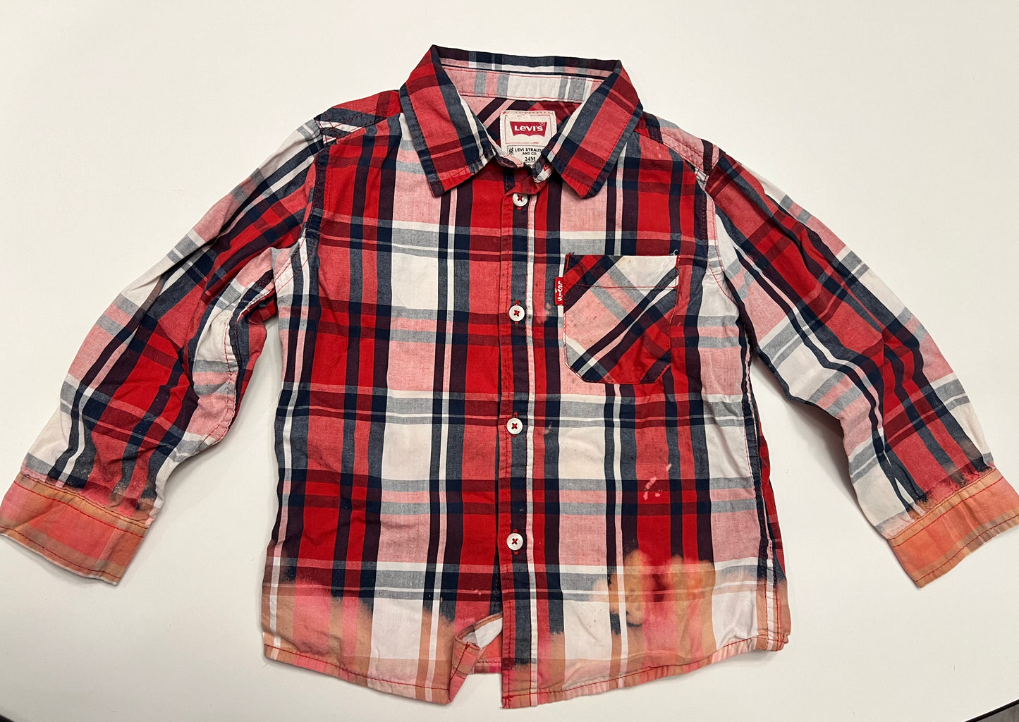 Red Youth Saddlebred Bleached Flannel