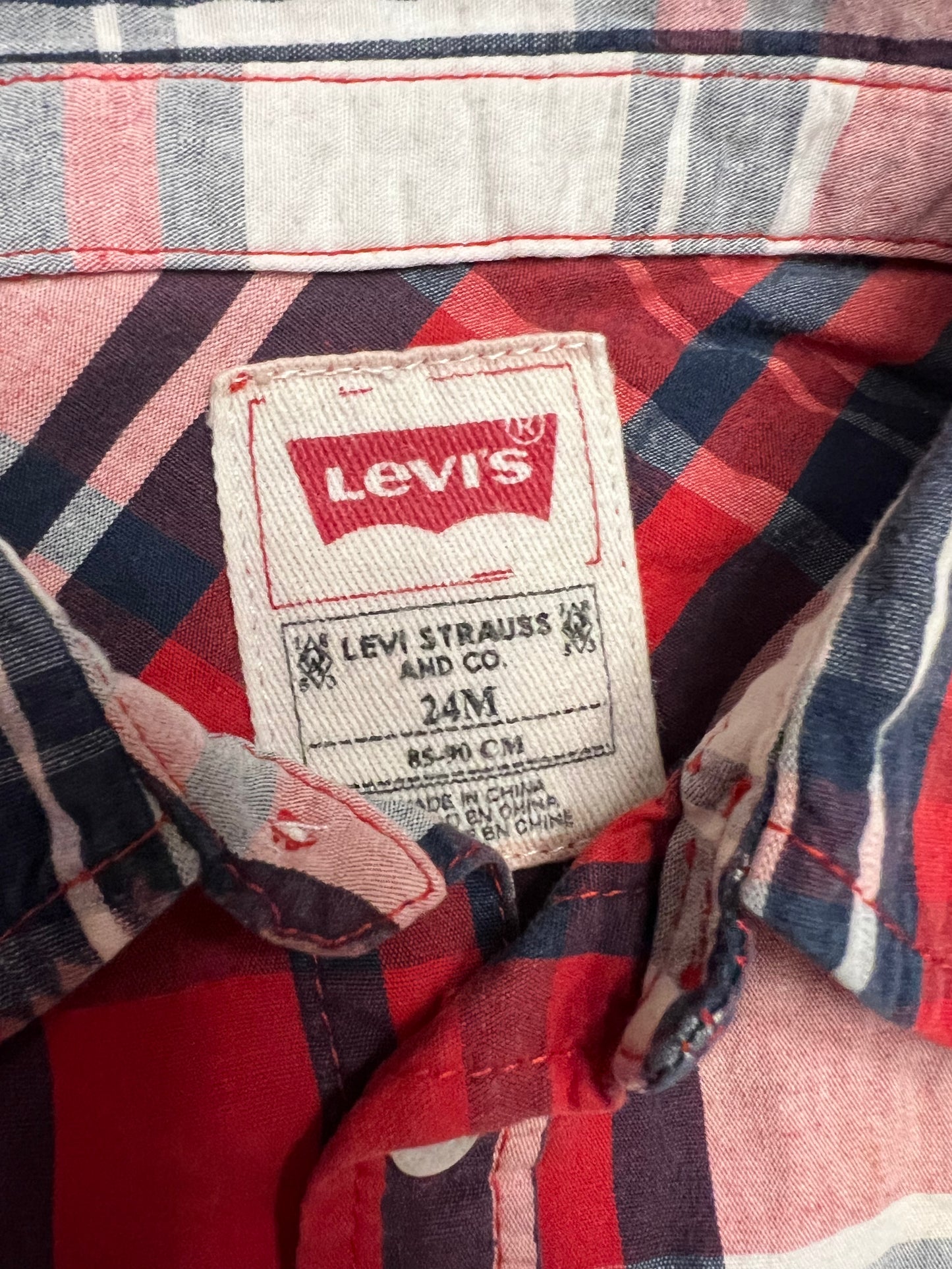 Red Youth Saddlebred Bleached Flannel