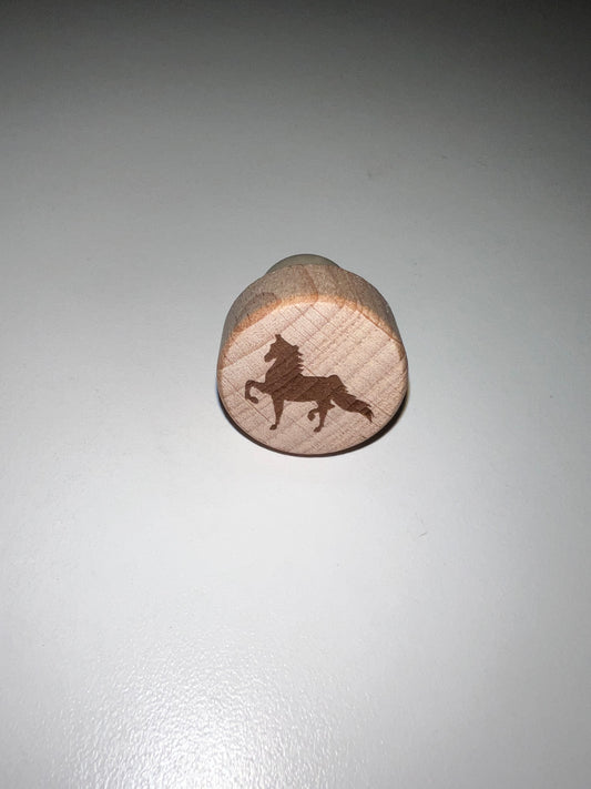 Wooden Saddlebred Wine Corks
