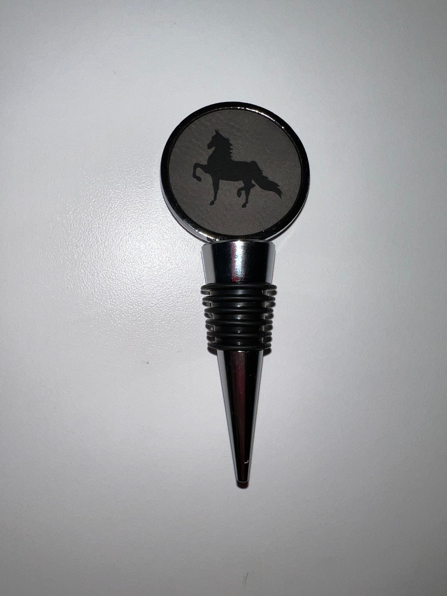 Silver Saddlebred Wine Cork