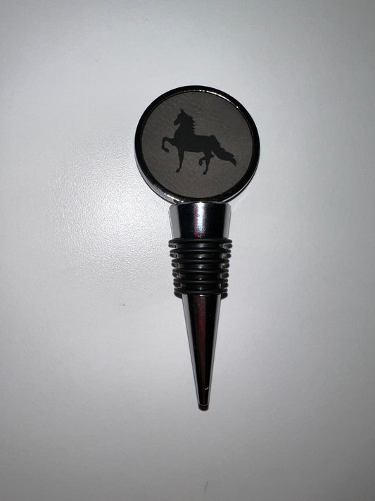 Silver Saddlebred Wine Cork